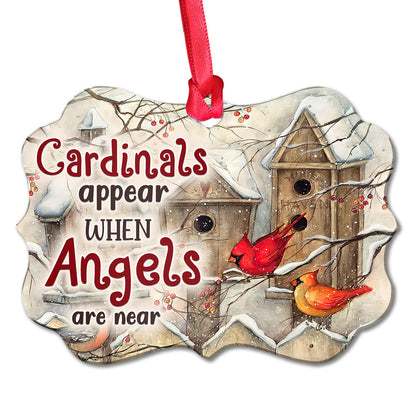 Cardinals In Our Home - Memorial Ornament (Printed On Both Sides) 1022