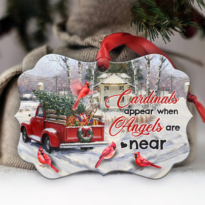 Cardinal Angels Are Near - Memorial Ornament (Printed On Both Sides) 1022