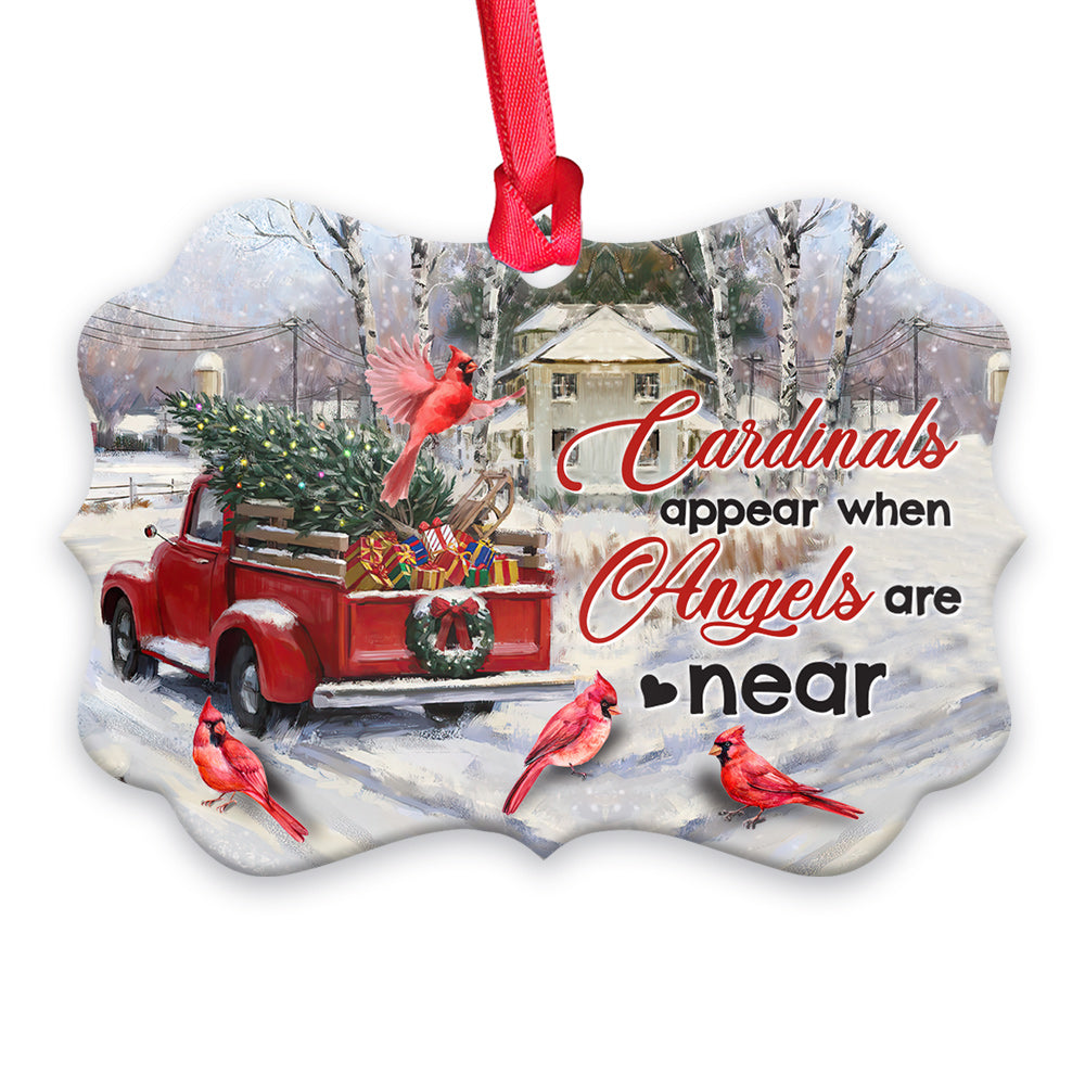 Cardinal Angels Are Near - Memorial Ornament (Printed On Both Sides) 1022