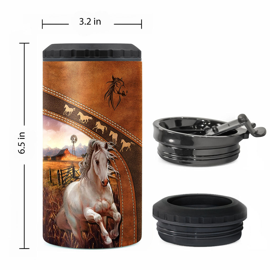 Horse Lovers - Personalized Horse Can Cooler