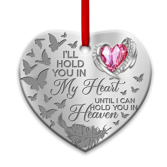 Butterfly Hold You In My Heart - Memorial Ornament (Printed On Both Sides) 1022