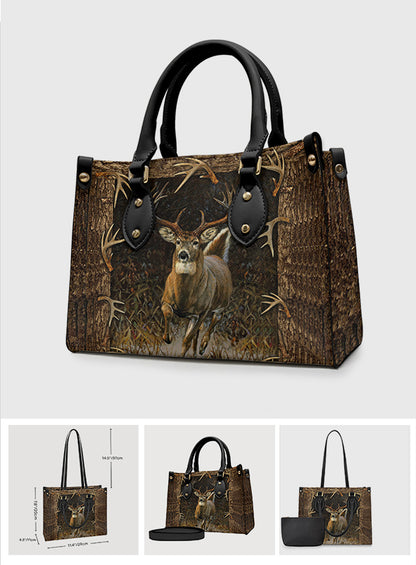 Deer Hunting - Hunting Leather Handbag