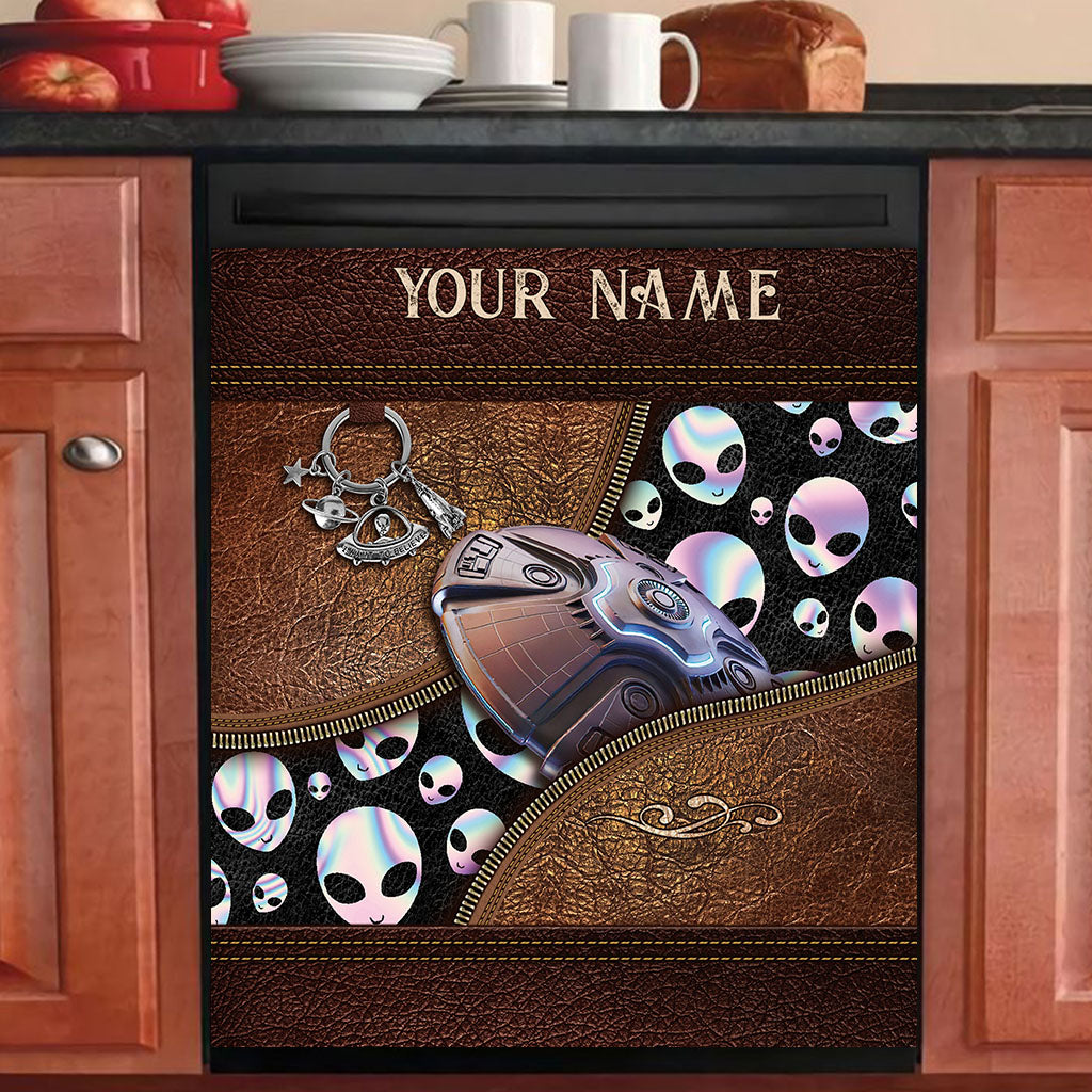 Believer - Personalized Alien Dishwasher Cover