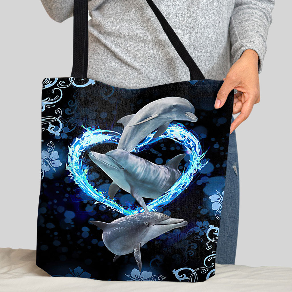 Dolphin Lover - Dolphin Tote Bag