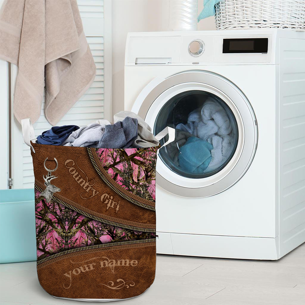 Country Girl - Personalized Hunting Storage Basket