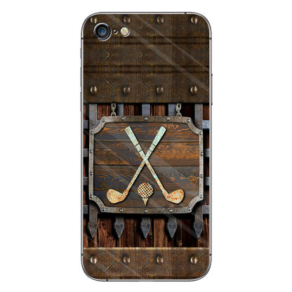 Golf Metal Pattern - Golf Phone Case