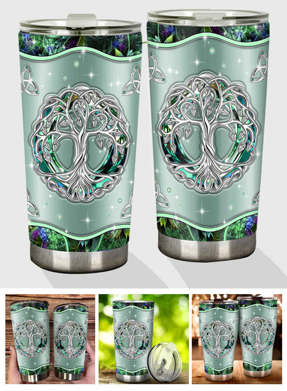 Tree Of Life Celtic Knot - Irish Tumbler