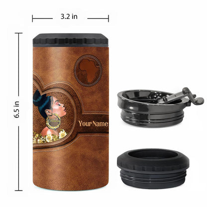 Melanin - Personalized African American Can Cooler