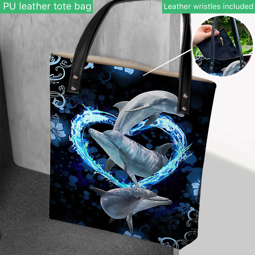 Dolphin Lover - Dolphin Tote Bag