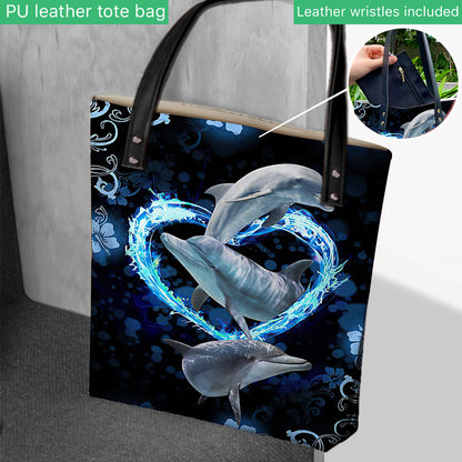 Dolphin Lover - Dolphin Tote Bag