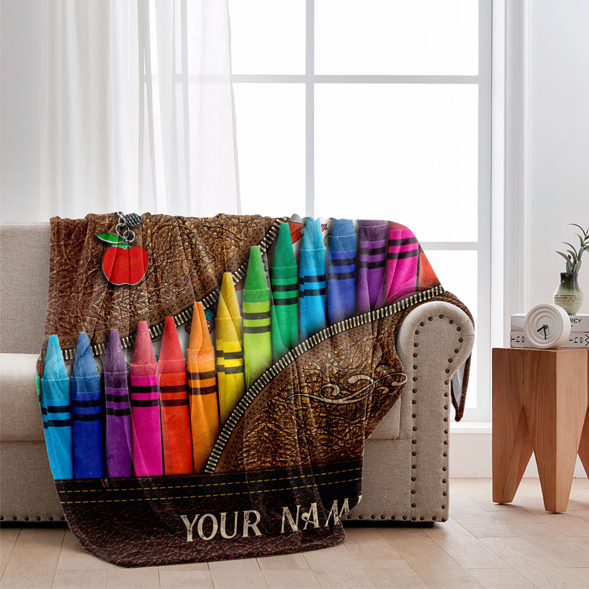 Teach Love Inspire - Personalized Teacher Blanket