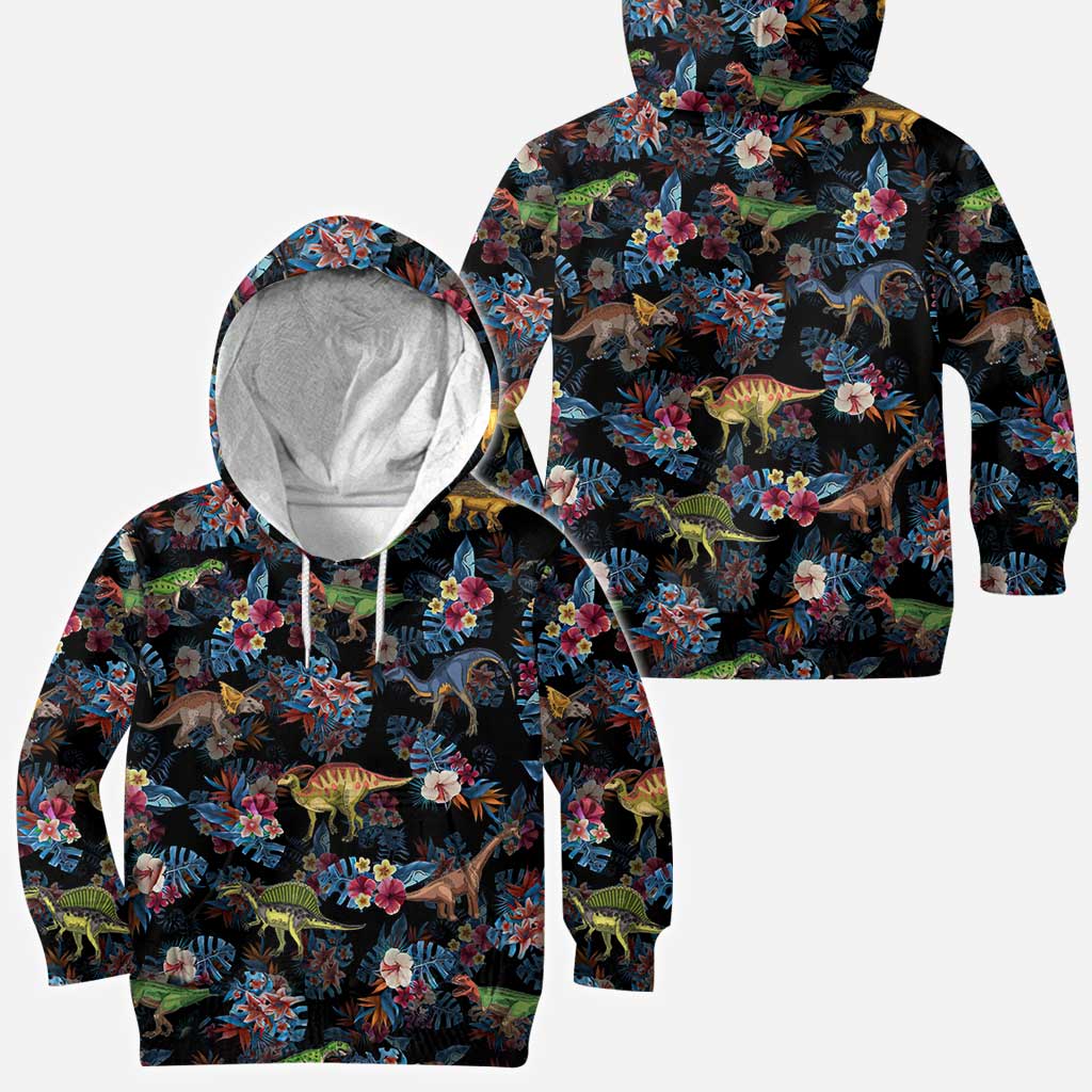 Tropical Dinosaurs Pattern - Dinosaur All Over Shirt