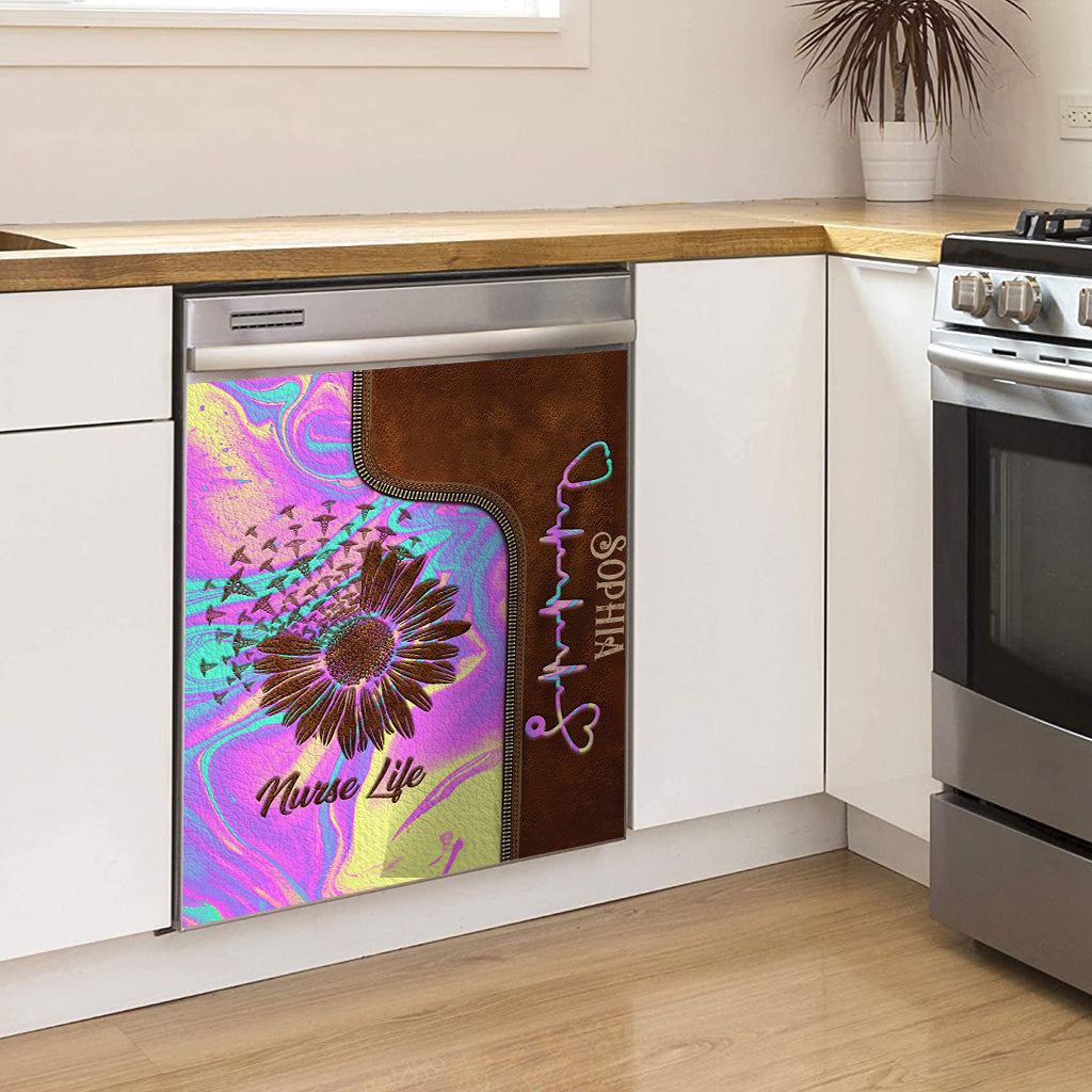 Nurse Life - Personalized Nurse Dishwasher Cover