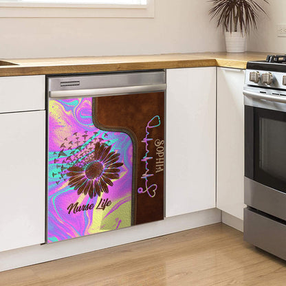 Nurse Life - Personalized Nurse Dishwasher Cover