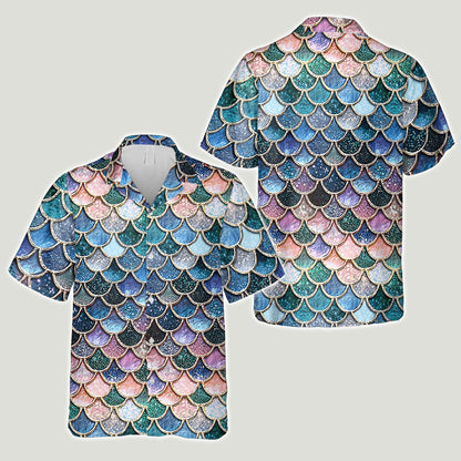 Mermaid Scales - Mermaid Hawaiian Shirt