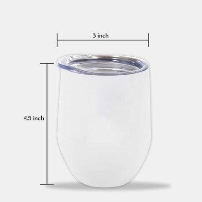 This Girl Runs On Jesus And Horse - Personalized Horse Wine Tumbler