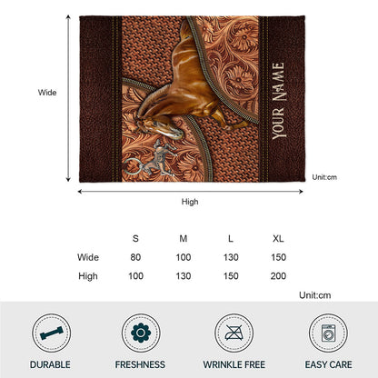 Love Horse - Personalized Horse Blanket