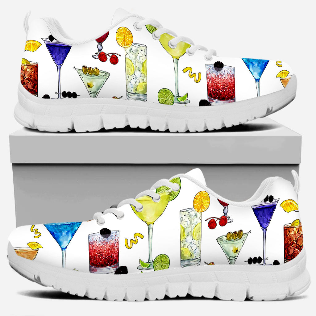 Cocktails Pattern - Bartender Sneakers