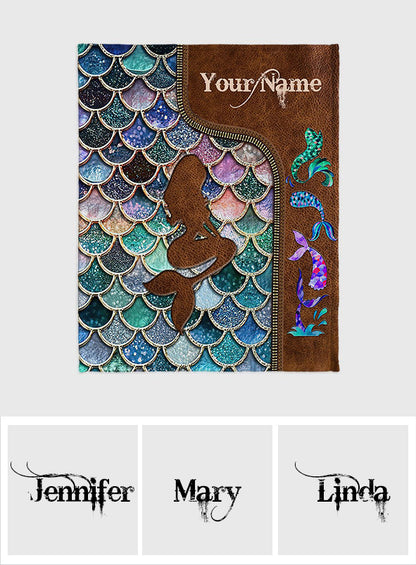 Mermaid - Personalized Mermaid Blanket
