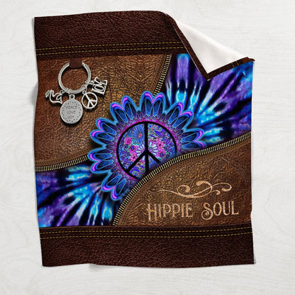 Peace Love Joy - Hippie Blanket