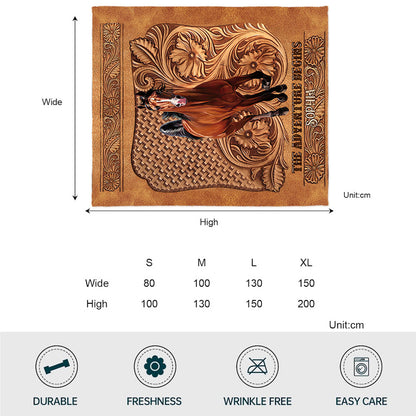 The Adventure Begins - Personalized Horse Blanket