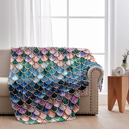 Mermaid Scales - Mermaid Blanket