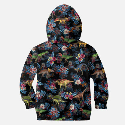 Tropical Dinosaurs Pattern - Dinosaur All Over Shirt