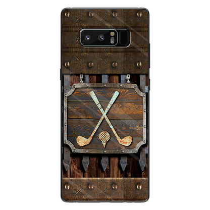 Golf Metal Pattern - Golf Phone Case