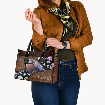 Believer - Personalized Alien Leather Handbag