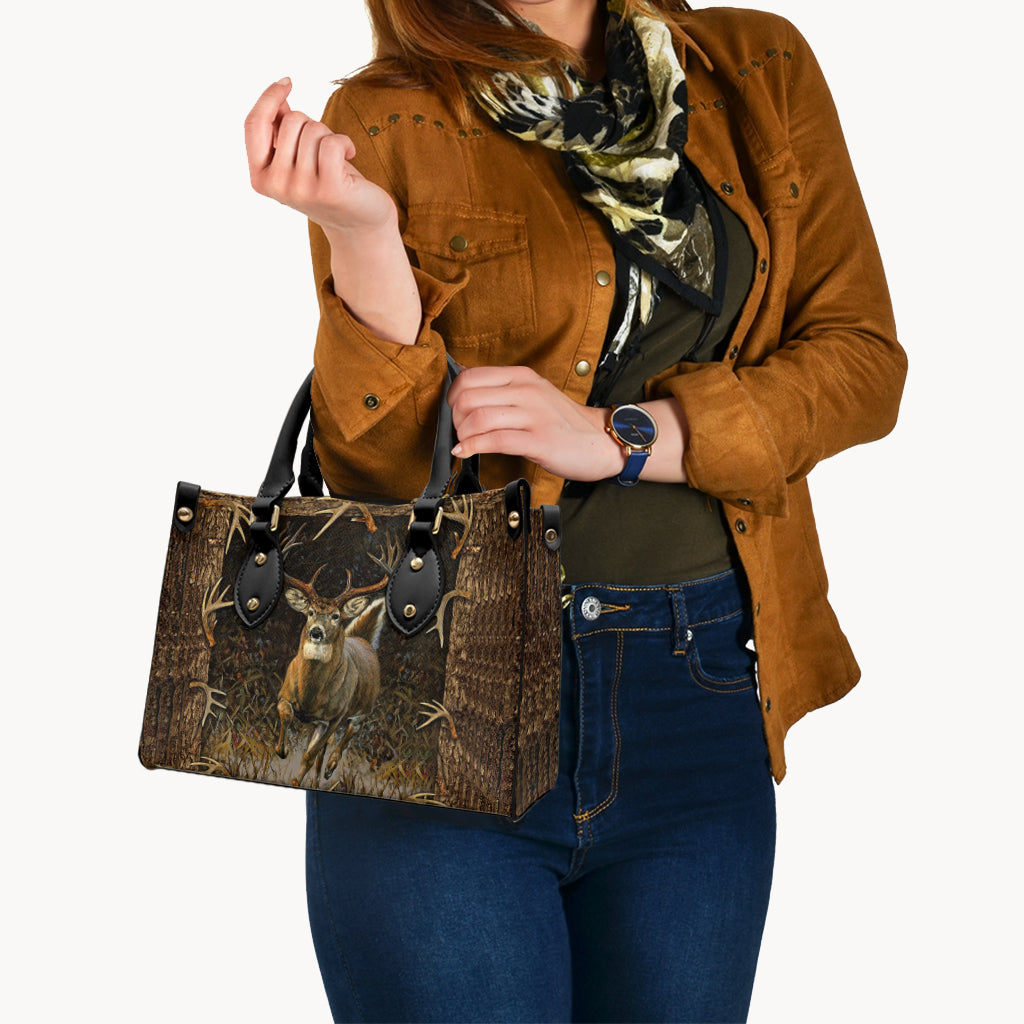 Deer Hunting - Hunting Leather Handbag