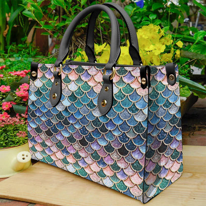 Mermaid Scales - Mermaid Leather Handbag