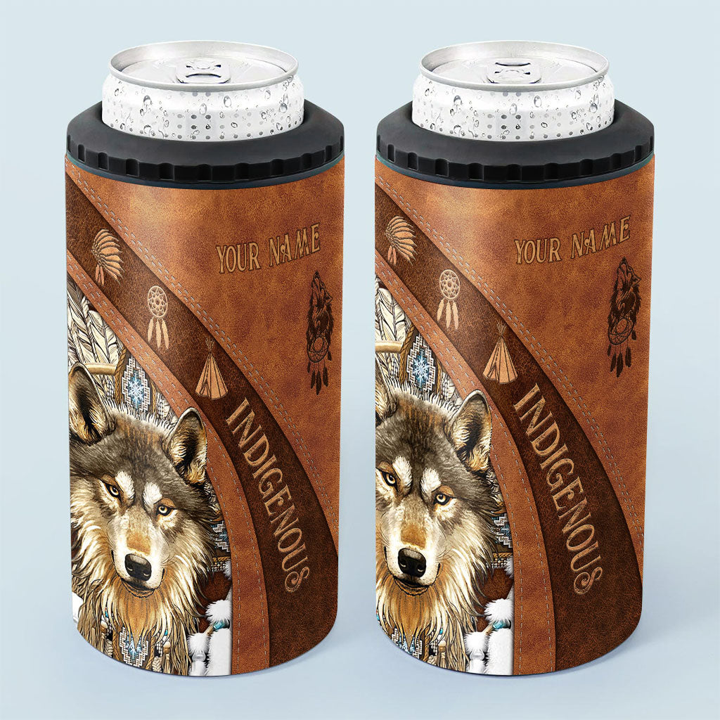 Indigenous - Personalized American Indian Can Cooler