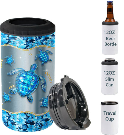 Blue Sea - Turtle Can Cooler