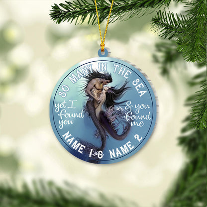 So Many In The Sea - Personalized Mermaid Ornament