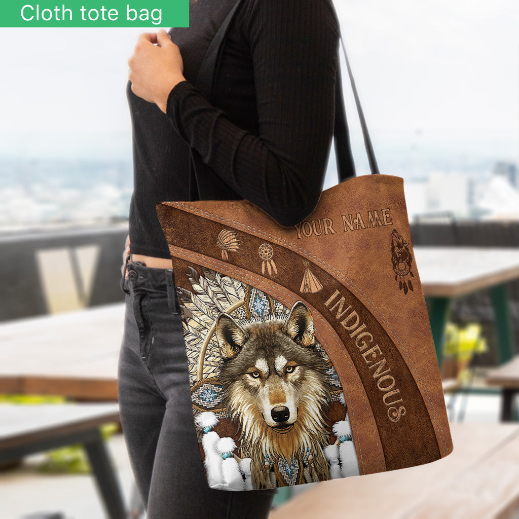 Indigenous - Personalized American Indian Tote Bag