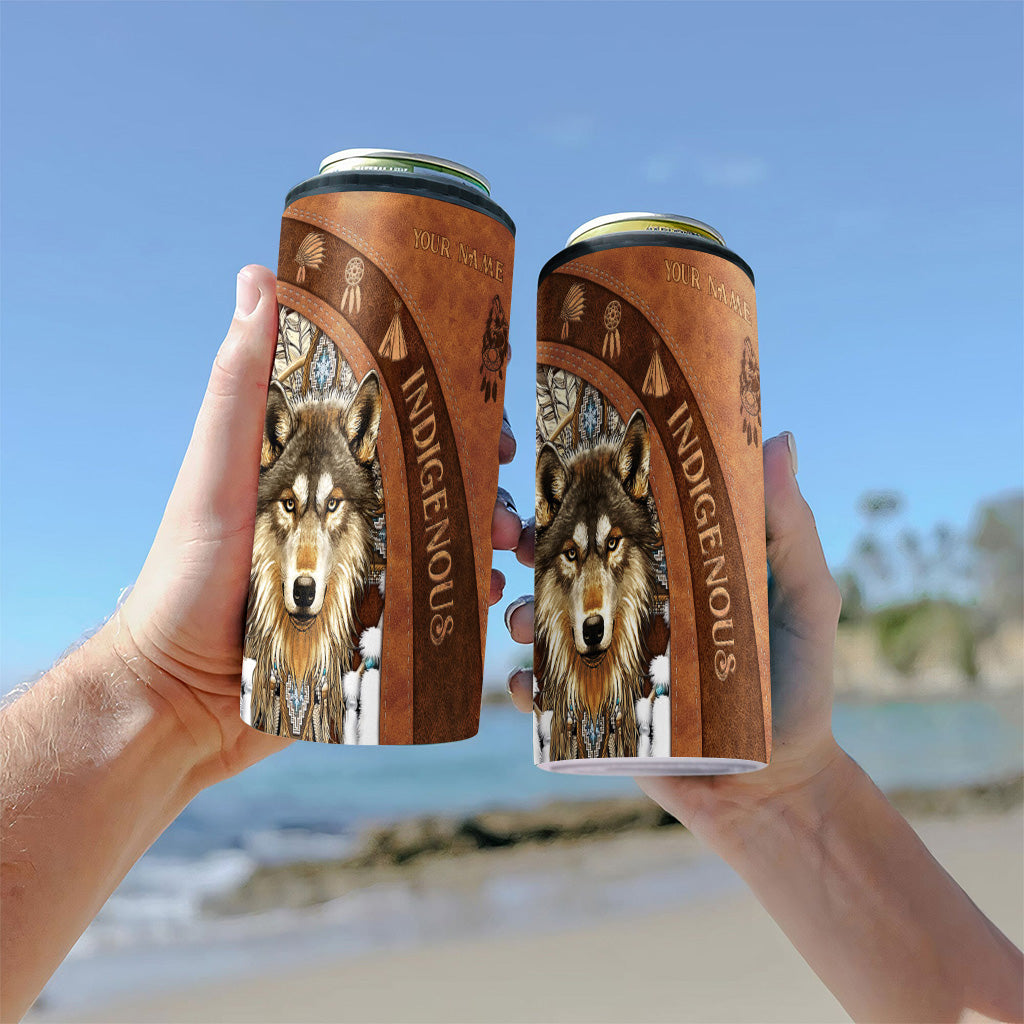 Indigenous - Personalized American Indian Can Cooler