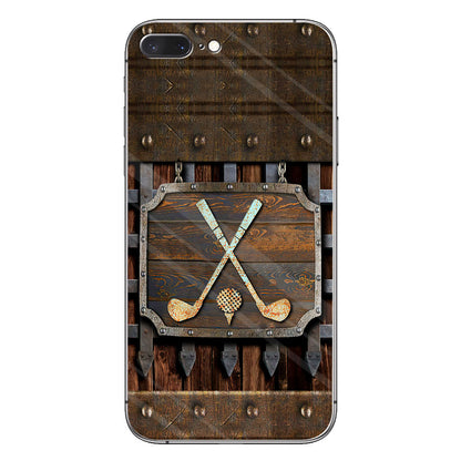 Golf Metal Pattern - Golf Phone Case