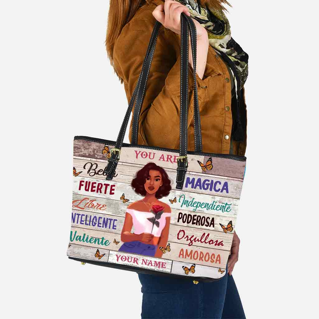 You Are - Personalized Latina Women Leather Bag