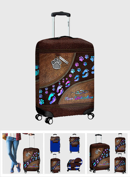 Never Walk Alone - Dog Luggage Cover