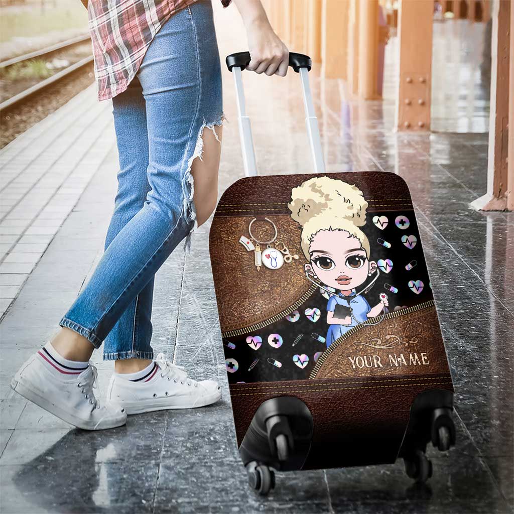 Nurse Life - Personalized Nurse Luggage Cover