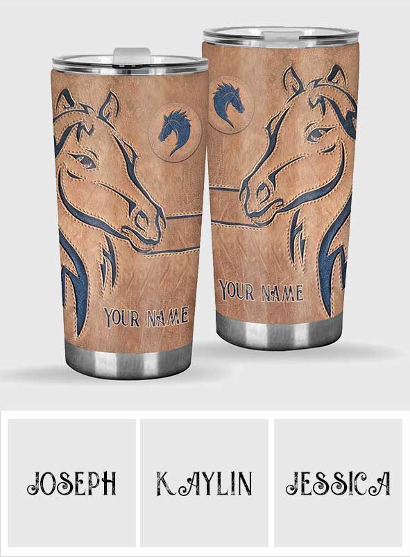 Love Horse - Personalized Horse Tumbler