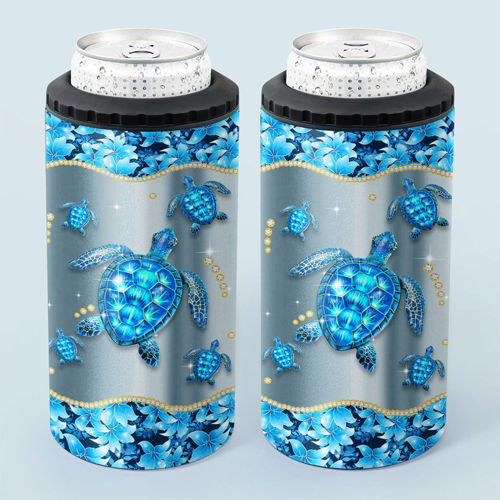 Blue Sea - Turtle Can Cooler