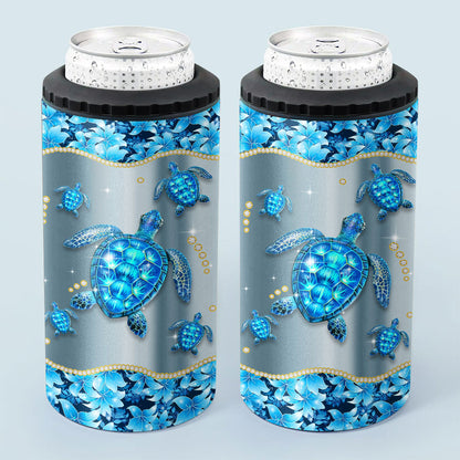 Blue Sea - Turtle Can Cooler