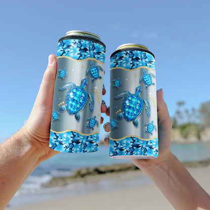 Blue Sea - Turtle Can Cooler