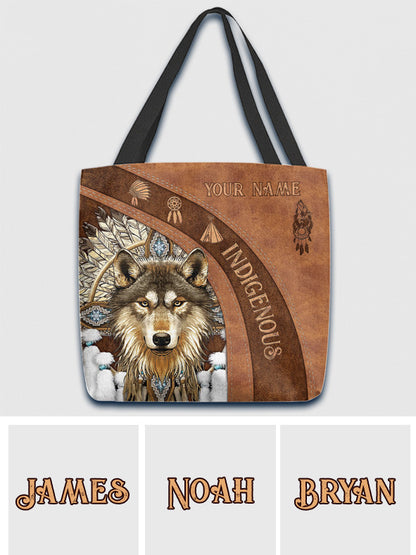 Indigenous - Personalized American Indian Tote Bag