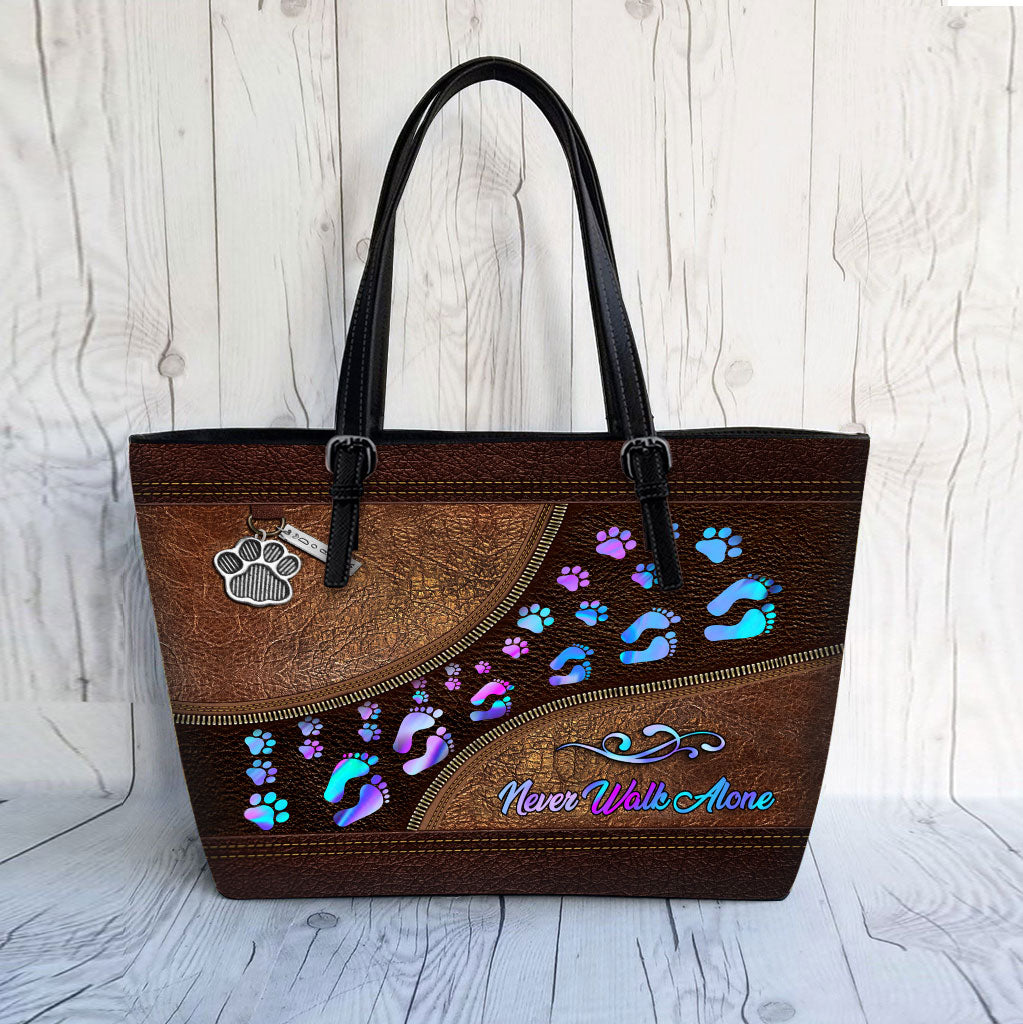 Never Walk Alone - Dog Leather Bag