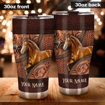 Love Horse - Personalized Horse Tumbler
