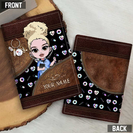 Nurse Life - Personalized Nurse Passport Holder