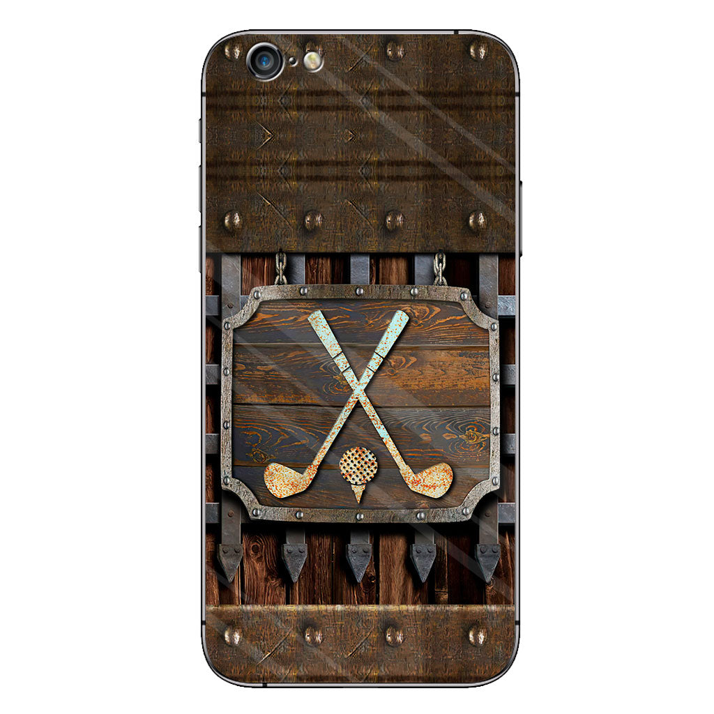Golf Metal Pattern - Golf Phone Case