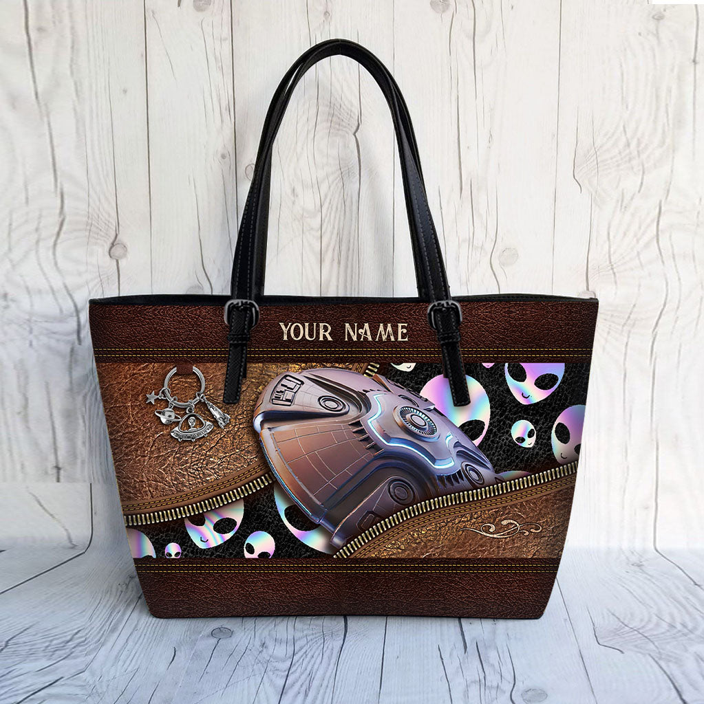 Believer - Personalized Alien Leather Bag
